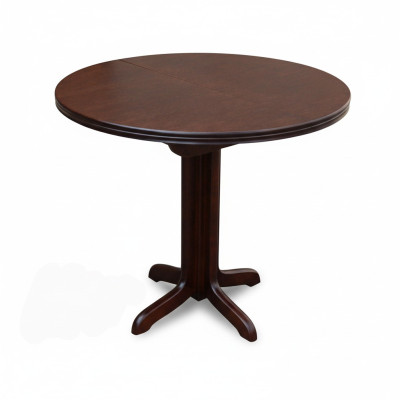 Table de salle à manger Table en bois Table XXL Table de conférence Rayon 90 + 35 CM