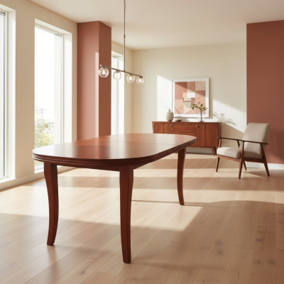 Table Table à manger Table en bois Table de conférence XXL Table de conférence 100X250cm Extensible 250X350cm