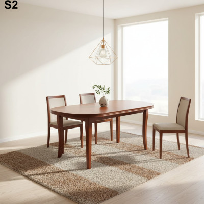 Table Table à manger Table en bois Table de conférence XXL Table de 90X200cm Extensible 200X280cm