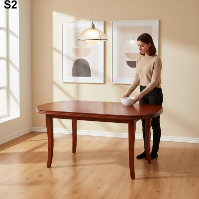Table Table à manger Table en bois Table de conférence XXL Table extensible 160X240cm