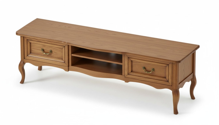Meuble TV classique en bois massif, commode, armoire à portes, commodes, nouveau PR-TV-cabinet -D.