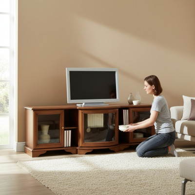Meuble de télévision classique base r Armoire de télévision Armoire de télévision Commode Landhfrom Z1-Meuble de télévision.