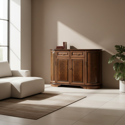 Classique Commode Commode commode commode armoire latérale de style campagnard modèle Z-K4P.