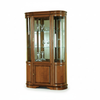 Vitrine classique Armoire vitrine en verre Rustique Armoire en verre MODÈLE Z-W1