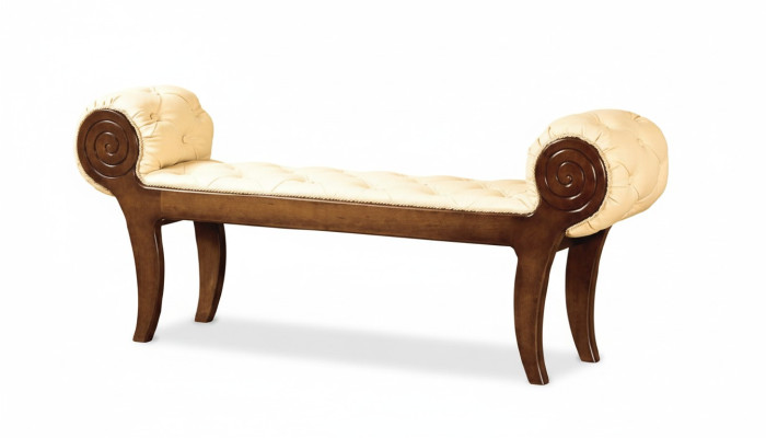 Tabouret classique R RETRO RUSTIC, repose-pieds OTTOMAN Banc Tabouret - Modèle N