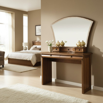Miroir de maquillage de console classique, coiffeuse, modèle de maison de campagne N-LT