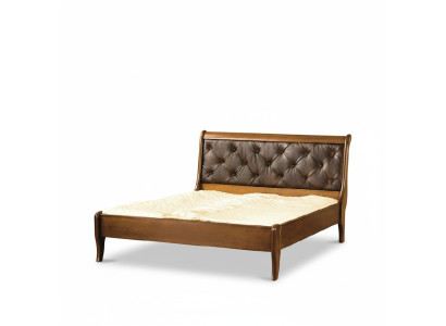 Lit classique Lit à deux places Lit double Lit en bois Lit de campagne Modèle N-Bed T