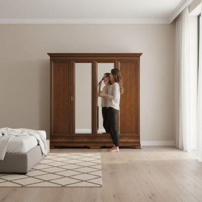 Armoires classiques Armoire en bois Armoire murale Armoire de rangement