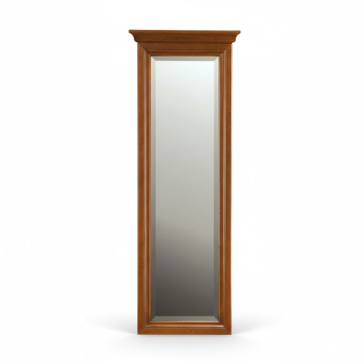 Classique Grand Miroir Miroir mural Miroir suspendu Cadre en bois Porte-manteau N-LP