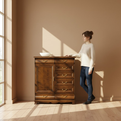 Classique Commode armoire latérale Commodes commode de style maison de campagne modèle N-K4B