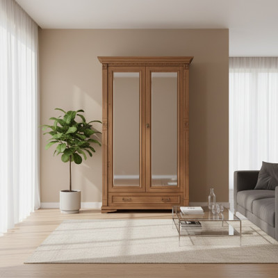 Armoires classiques Armoire murale Armoire en style colonial massif O2D