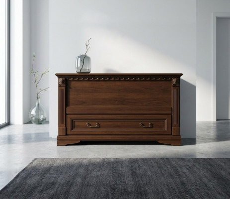 Armoire TV Armoire TV Armoire TV de base classique en bois massif de style colonial OIRTVM