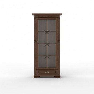 Vitrine classique Armoire de présentation Vitrine en verre Armoire coloniale OW1A
