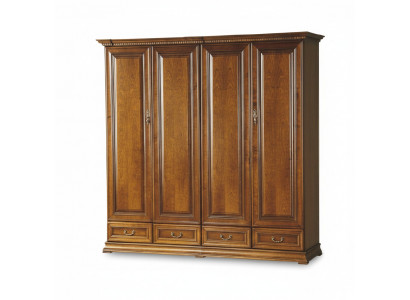 Armoires murales classiques en bois Armoire Unité murale de meubles italiens Vêtements