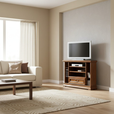 Meuble de base classique pour téléviseur - meuble TV - table TV - bahut - armoire - meuble de télévision - meuble télé avec R - meuble de télévision - N