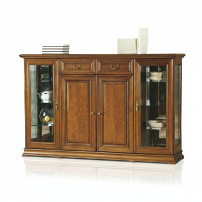 Classique Commode en bois massif Commodes en bois Bar commode Buffet Armoire R-K6