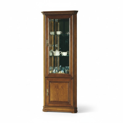 Vitrine classique Vitrine Armoire d'angle Armoire Armoire solide Vitrines de collection