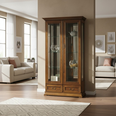 Vitrine classique pour armoire vitrine Armoire à vitrine Vitrine solide présente de nouveaux présentoirs R-W3.