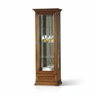 Vitrine d'exposition classique vitrine vitrée armoire de présentation vitrine en verre collectionneur musée R-W2