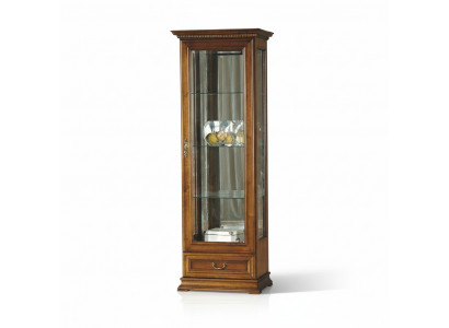Vitrine d'exposition classique vitrine vitrée armoire de présentation vitrine en verre collectionneur musée R-W2