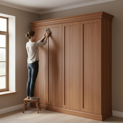 Éléments plinthe cimaise pour le système d'armoire vitrine BA-29