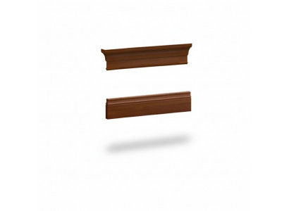 Éléments plinthe cimaise pour le système d'armoire vitrine BA-29