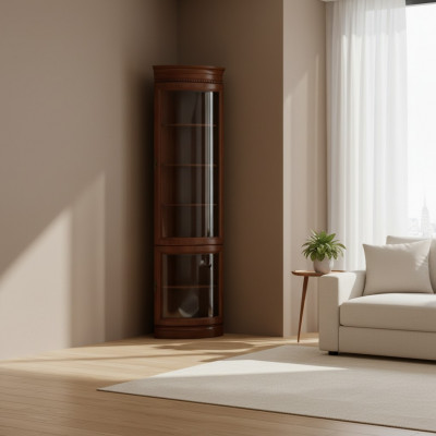 Armoire classique Vitrine d'angle Vitrine Vitrine Modèle BA-11