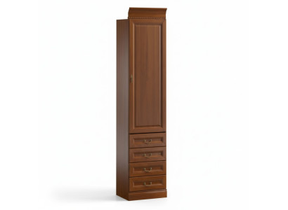 Armoire classique à étagères murales, vitrine, étagère de cabinet en verre modèle BA-10
