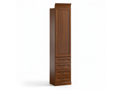 Armoire classique à étagères murales, vitrine, étagère de cabinet en verre modèle BA-10