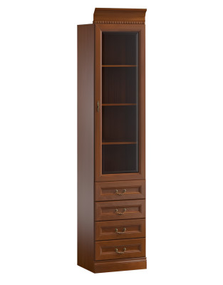 Vitrine de bar classique Armoire de présentation Armoire de collectionneur Bibliothèque Vitrine en verre BA-9