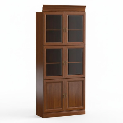 Armoire de rangement classique Armoire vitrine vitrée murale Modèle BA-1