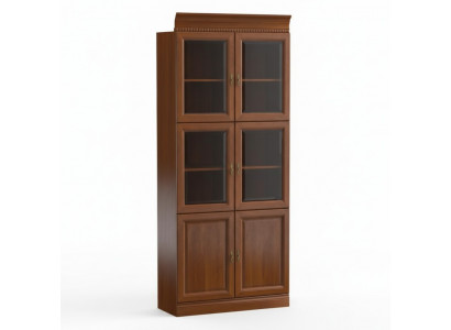 Armoire de rangement classique Armoire vitrine vitrée murale Modèle BA-1