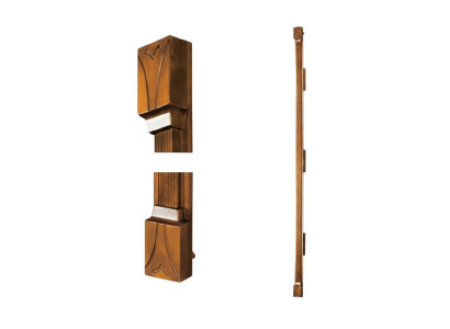 Ensemble de finition de pilier classique pour système de paroi de garde-robe SE-st-A-N.