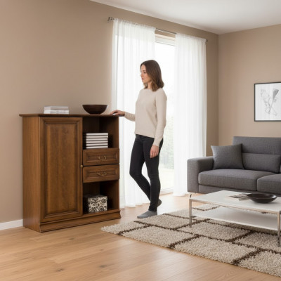 Classique commode Commode Commode Meuble latéral Armoire Modèle SE-2K