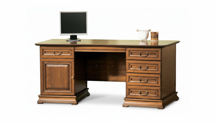 Meuble de bureau classique, bureau de direction en bois massif - SE-S