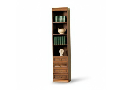 Armoire à armoires classique Unité murale de garde-robe Bibliothèque Vitrine Bibliothèque SE-6