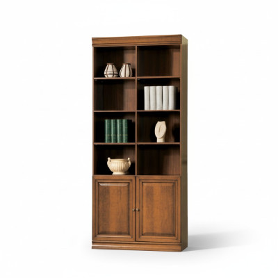 Classique Armoire Bibliothèque Étagère Vitrine Vitrine Modèle SE-3