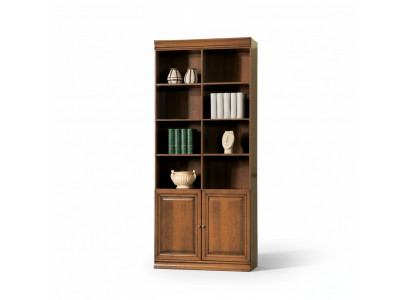 Classique Armoire Bibliothèque Étagère Vitrine Vitrine Modèle SE-3