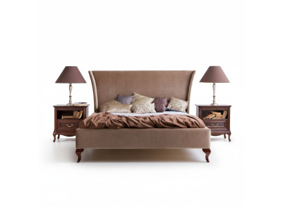 Lit classique lits Lit double Lit en bois Maison de campagne - Modèle CL-1