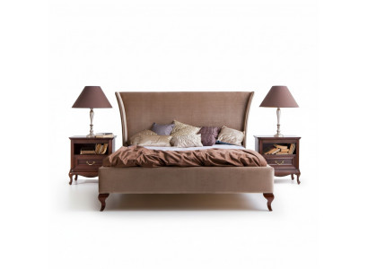 Lit classique lits Lit double Lit en bois Maison de campagne - Modèle CL-1