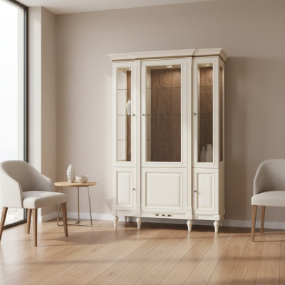 Vitrine classique Commodes Vitrines Armoire Vitrine Armoire vitrée Livres