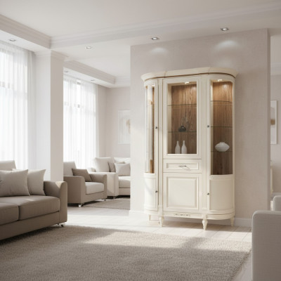 Vitrine classique Commode Vitrines Armoire Vitrine Armoire vitrine Livres
