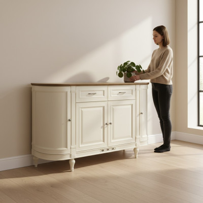Classique Commode Vitrine Commodes Vitrine Armoires Cabinet de commode FL-K4