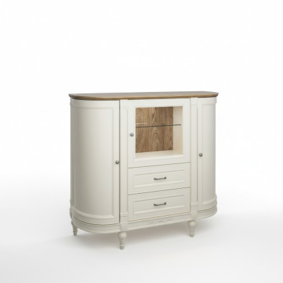 Classique Commode Vitrine Commodes Vitrine Armoire de présentation Cabinet de commode FL-KB