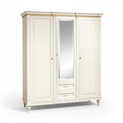 Garantie r Armoire Armoire Solide Maison de Campagne Grand Armoire à Miroir FL-D3