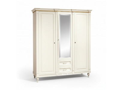 Garantie r Armoire Armoire Solide Maison de Campagne Grand Armoire à Miroir FL-D3