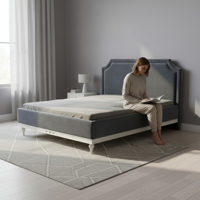 Classique lits Lits Lits doubles Lit en bois Maison de campagne - Modèle FL-B1