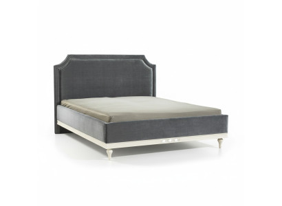 Lit Design Lits Lit Double Lit Rembourré Lit en Cuir - Modèle FL-B2