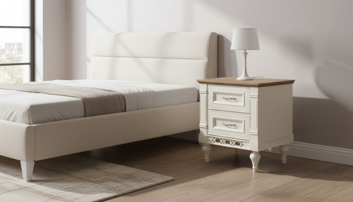Table de chevet classique r Solide Console Etagère Chambre à coucher FL-SZN