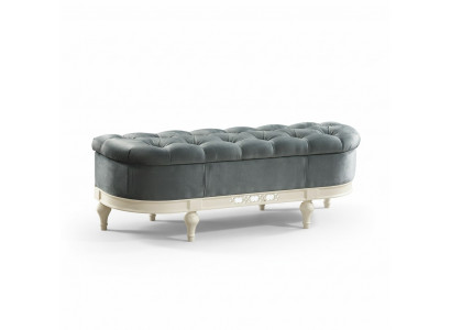 Tabouret R classique RETRO RUSTIC POUF OTTOMANE Banc tabouret - FL-P1A